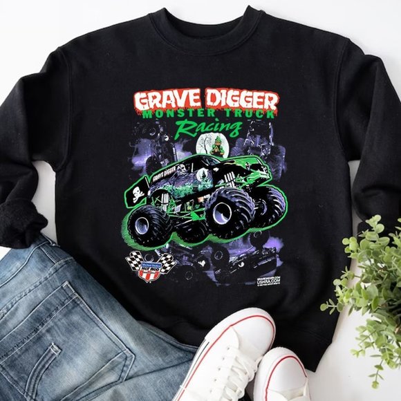 Gildan Other - Vintage 1994 Grave Digger Monster Jam Trucks Sweatshirt